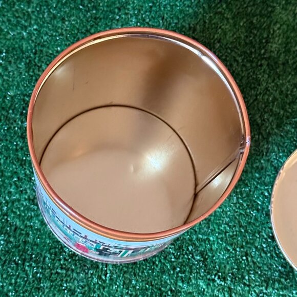 Hershey "Chocolate Town Trolley" Vintage 1992 Rare Tin Can Storage with Lid Tak - Picture 10 of 11